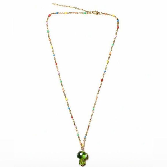 Mushroom Necklace S911 - Picture 1 of 5